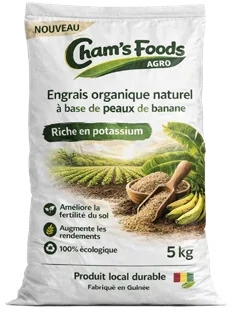 Sac d'engrais organique Cham's Foods Agro 5 kg