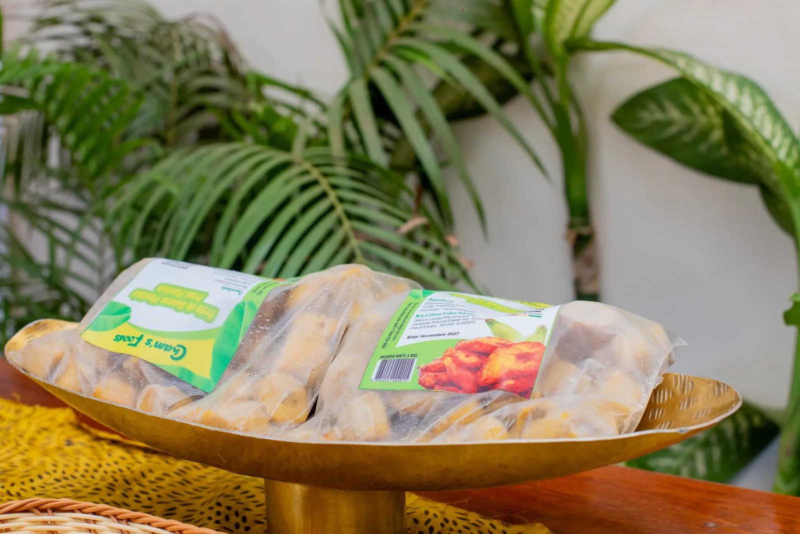 Sachets d'alloco surgelé Cham's Foods
